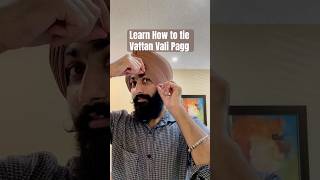 Learn how to tie Vattan Vali Pagg turbantutorial trendingshorts paggwalamunda trendingvideo [upl. by Nolita49]