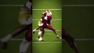 Kentron Poitier with a nasty juke and touchdown😳 shorts [upl. by Ahsenauq966]