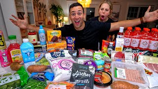 Massive High ProteinLow Calorie Grocery Haul  Quick Meal Prep Recipes [upl. by Rod]