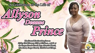 Funeral Service of Allyson Deanne Prince [upl. by Tserof945]