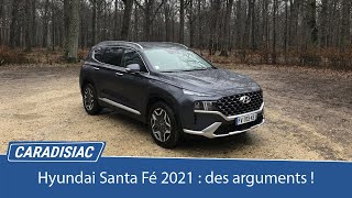 Essai  Hyundai Santa Fe 2021  7 places et deux moteurs hybrides [upl. by Atinoj]