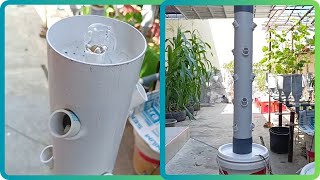 How to Build Vertical hydroponic Grow Tower using PVC 4quot  hydroponic system  Aeroponic system [upl. by Enomed]