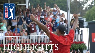 Tiger Woods’ highlights  Round 4  TOUR Championship 2018 [upl. by Livingston]