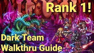 FFBE  Clash of Wills vs Thalassa  Rank 1  Dark Team No AngChowZyrusNV [upl. by Aysa]