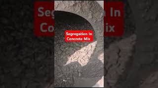 Segregation In Concrete Mix  M20 Grade of Concrete  Transit Mixershorts concretetechnology [upl. by Adigun]