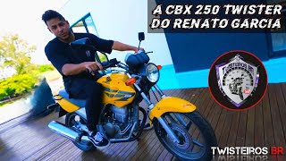 A Cbx 250 Twister do Renato Garcia uma linda Twister 2008 amarela 👏👏👏👏 [upl. by Anairam208]