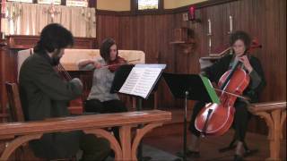 Archus Trio Plays Haydn Divertimento in G movement 1 [upl. by Lalo]