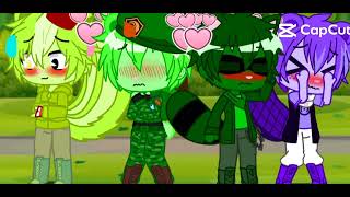 One kiss💕💙Splendid x Flippy💚 ❤Splendont x Lifty💚 💚Nutty x Flaky❤ y 💛Cuddles x Toothy💜htfships [upl. by Anad]