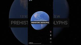 Prehistoric Geoglyphs Found On Google Earth  Google Maps 🌏 music shorts [upl. by Ahsinert]