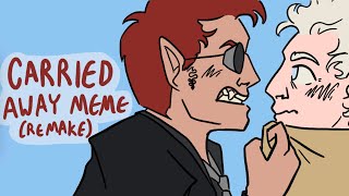 Good Omens Carried Away Animation Meme Remake [upl. by Armelda]