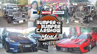 Bumper to Bumper XIX Manila Car Show 2023  B2B19  CCP Concert Grounds Pasay City Philippines [upl. by Asila]