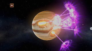 Destroy Jupiter planet on Solar smash 😲 solarsmash jupiter space [upl. by Aliemaj]