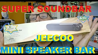 JEECOO A30 soundbar for anything with a headphone socket [upl. by Loredo]