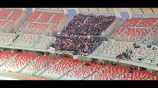 Bari  Cosenza 00 Cori e curva settori ospiti Cosenza [upl. by Atokad]