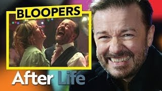 Ricky Gervais After Life Outtakes and Bloopers [upl. by Aillimac350]