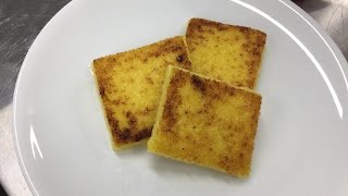 How To Make Polenta Cakes [upl. by Enitnemelc]