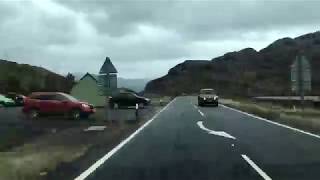 A832 Ullapool to Cromarty via Loch Ewe entire length time lapse [upl. by Nosnhoj]