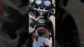 Hero Splendor bike sticker modified for Eagle🦅shorts trending motorcycle motovlog herosplendor [upl. by Llehsor]