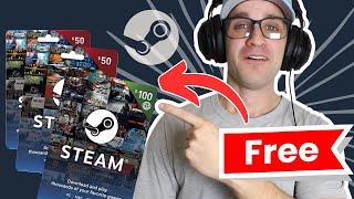 Tutorial How to Get Real STEAM Gift Card Codes FOR FREE 100 Gift Cards No CC Required [upl. by Seldun248]