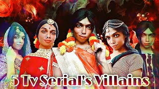 5 Tv Serials Villains  Ep 171  FUNwithPRASAD  tvserials villains funwithprasad khalnaayk [upl. by Otsuj]