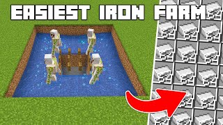 The FASTEST Iron Farm in Minecraft 121  1450 Iron Per Hour [upl. by Brunk]