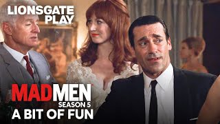 A Bit Of Fun  Mad Men S5  Jon Hamm  January Jones ​ lionsgateplay [upl. by Pas]