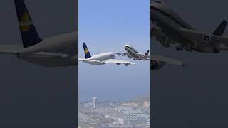 Midair Collision Between Two Giant Aeroplane GTA 5 shorts [upl. by Ennasor708]