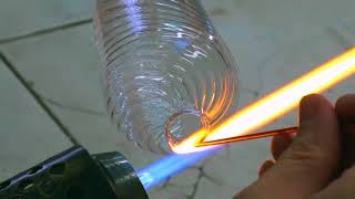 Making Murano Glass Drinking Glass With Lampworking Technique In Venice Italy [upl. by Cotsen]