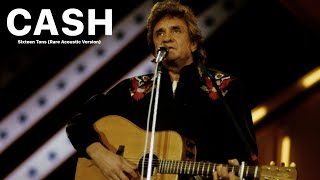 Johnny Cash  Sixteen Tons Rare Acoustic Version [upl. by Frasco]