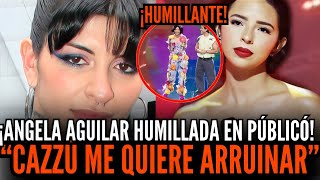 HUMILLAN A ANGELA AGUILAR EL PÚBLICO LE GRITAN AMANTE Y CAZZÚ ES MEJOR 😱 [upl. by Inaj]