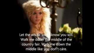 Walk Me Down the Middle  The Band Perry  Lyrics [upl. by Landre432]