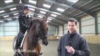 How to ride counter canter in dressage with Andrew Gould and Daniel Timson [upl. by Thoer]