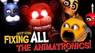 Fixing ALL the Animatronics in FNAF VR Supercut [upl. by Ark399]