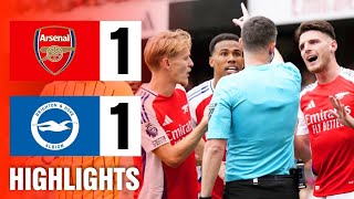 Arsenal vs Brighton 11 All Goals amp Extended Highlights  Premier League Highlights 2024 [upl. by Madda]