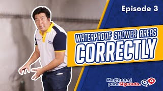 Waterproofing Shower Floors and Bathrooms PLUS MAJOR WATERPROOFING TIPS [upl. by Ynohtnad]