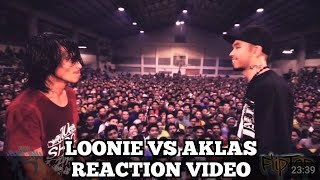 FlipTop  Loonie vs Aklas PRODUCER REACTION [upl. by Marola]