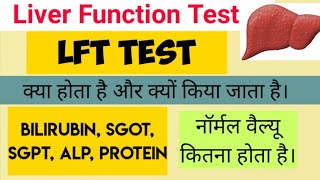 LFT test explain in hindi  Liver function test normal value [upl. by Efioa]