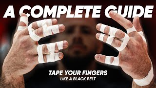 Tape Your Fingers Like a BJJ Black Belt [upl. by Aniara640]