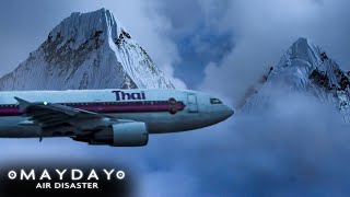 Thai Airways Flight Vanishes in Terrifying Mountain Turbulence  Mayday Air Disaster [upl. by Veron415]