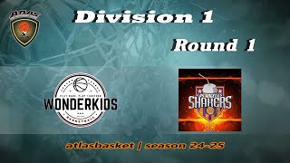 Atlasbasket  Div 1Round 1  WONDER KIDS vs SHAKERS [upl. by Undry]