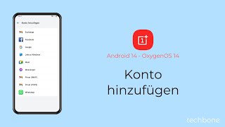 Konto hinzufügen  OnePlus Android 14  OxygenOS 14 [upl. by Dnaltiak364]