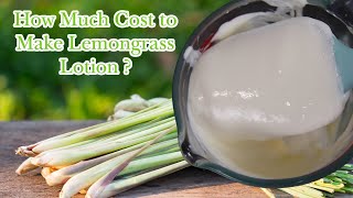 Make Best Creamy Lemongrass Lotion with Fresh Made Lemongrass Hydrosol and Jojoba Oil 3 Additives [upl. by Gayn506]