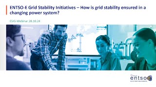 ENTSOE Grid Stability Initiatives How is Grid Stability Ensured in a Changing Power System [upl. by Akienaj613]