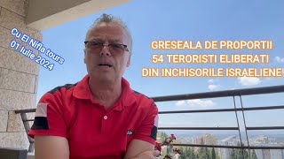 Greseala de proportii  eliberarea a 54 de teroristi din inchisorile Israeliene [upl. by Yrrej]