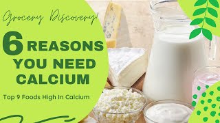 9 Foods High In Calcium 5 Is The HIGHEST amp Surprising Health Benefits [upl. by Fitzpatrick]