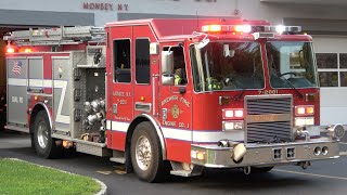 Monsey FD 72001 amp 7Tanker Responding [upl. by Ettennej]