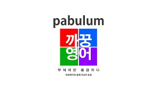 영어단어 pabulum 단어설명활용예제 10회 반복듣기 [upl. by Sauers]