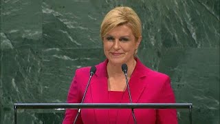 🇭🇷 Croatia  President Addresses General Debate 74th Session [upl. by Tuinenga]