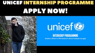 How to Apply for UNICEF Internships Programme 2023 [upl. by Ahseinad]