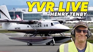 Vancouver Airport YVR Live Plane Spotting  JUNE 6 2024 [upl. by Akemeuwkuhc]